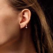 The Mariphelle Multi Pierced Hoop Earrings - thumb 2
