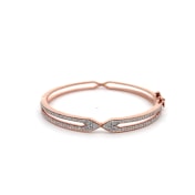 The Shard Oval Bangle - thumb 2