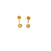The Caramello Front Back Earrings - thumb 4