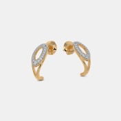 The Shwank J Hoop Earrings - thumb 4
