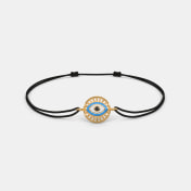 The Evil Eye Cord Bracelet - thumb 1
