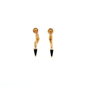 The Neto Dangle Hoop Earrings - thumb 5
