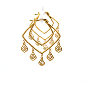 The Thomas Dangle Hoop Earrings - thumb 2