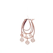 The Priel Dangle Hoop Earrings - thumb 3