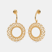 The Sascha Dangle Hoop Earrings - thumb 1