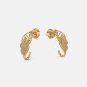 The Ilario J Hoop Earrings - thumb 4