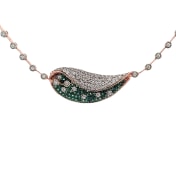 The Whispering Emerald Fold Necklace - thumb 4