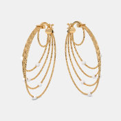 The Thyssa Hoop Earrings - thumb 4