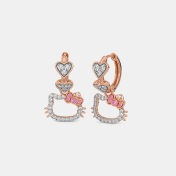 The Chibi Dangle Hoop Earrings - thumb 1