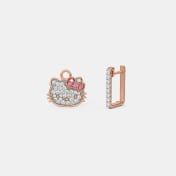 The Yangi Dangle Hoop Earrings - thumb 4