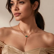 The Moro Shine Changable Colour Stone Necklace - thumb 3