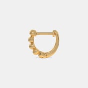 The Nani Multi Pierced Hoop Earrings - thumb 8