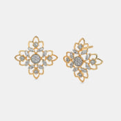 The Haute Lotus Stud Earrings - thumb 1