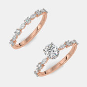The Lumiere Des Etoiles Bridal Ring Set - thumb 5