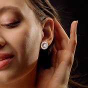 The Floravine Stud Earrings - thumb 2