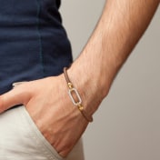 The Biker Cord Bracelet For Him - thumb 2