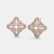 The Lotus Luxe Stud Earrings - thumb 1