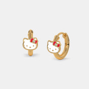 The Shiny Kitty Kids Huggie Earrings - thumb 1