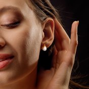 The Blush Tide Stud Earrings - thumb 4