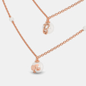 The Pearl Charm Layered Necklace - thumb 1