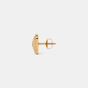 The Princess Love Solitaire Stud Earrings - thumb 9