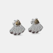 The Cocoa Glimmer Stud Earrings - thumb 4