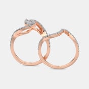 The Abstrackpear Bridal Ring Set - thumb 7