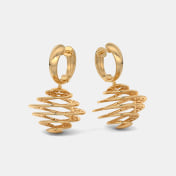 The Solora Dangle Hoop Earrings - thumb 4