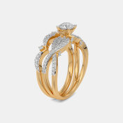 The Evlen Solitaire Bridal Ring Set - thumb 10