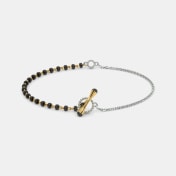 The Toggle lock Mangalsutra Bracelet - thumb 1
