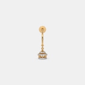 The Mekhai Dangle Hoop Earrings - thumb 4