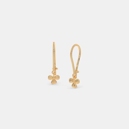 The Bowed Kids Hoop Earrings