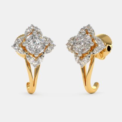 The Tyara J Hoop Earrings