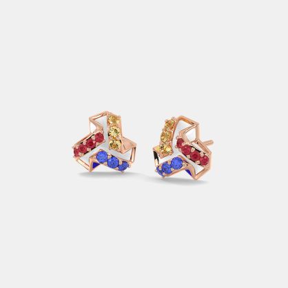 The Verve Canvas Stud Earrings