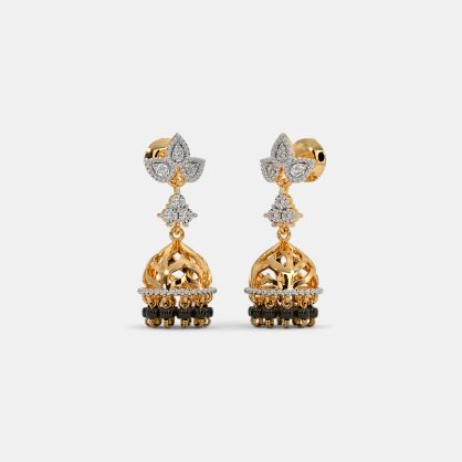 The Akhila Mangalsutra Jhumki Earrings