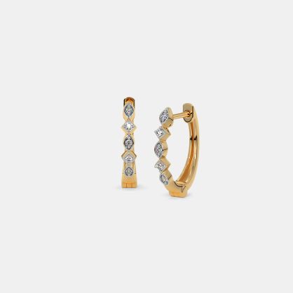 The Sweya Huggie Earrings