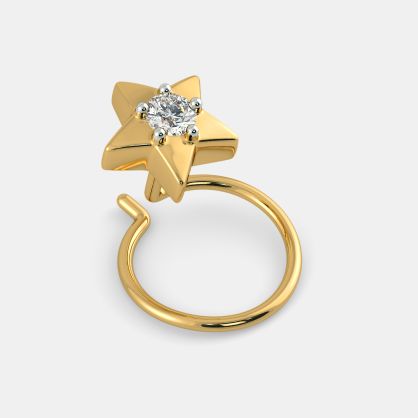 The Phlox Nose Pin