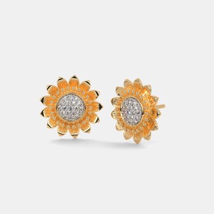 The Heavenly Sunflower Earrings