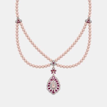 The Crimson Bloom Collar Necklace