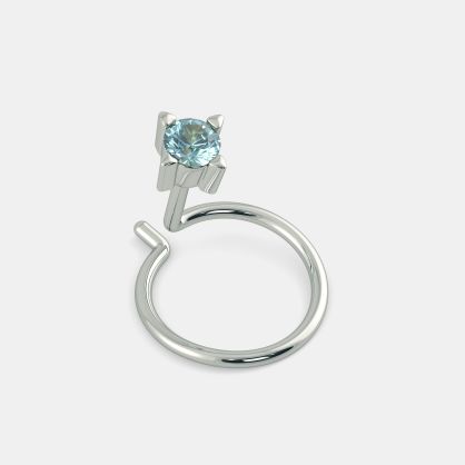 The Periwinkle Nose Pin