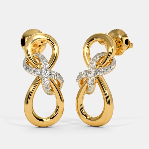 Buy 2450 Gold Earrings Online Bluestone Com India S 1 Online Jewellery Brand