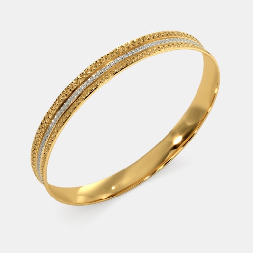 Buy 50+ Plain Gold Bangles Online India's 1 Online