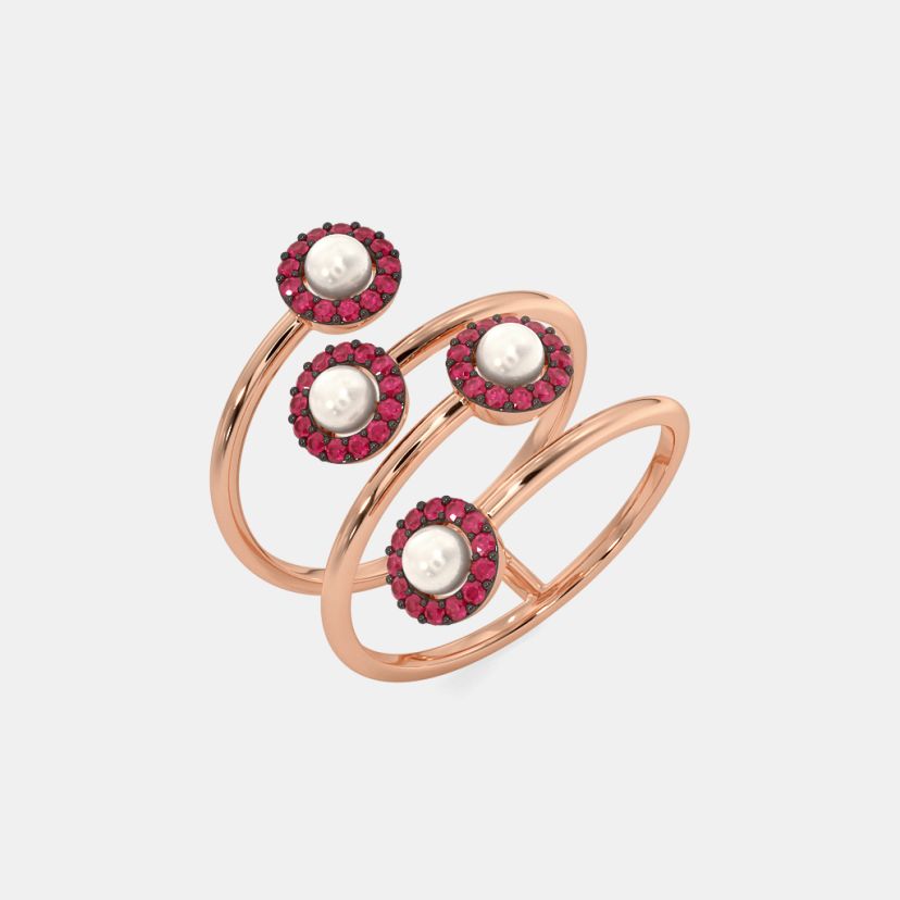The Beryl Spiral Ring - image 1