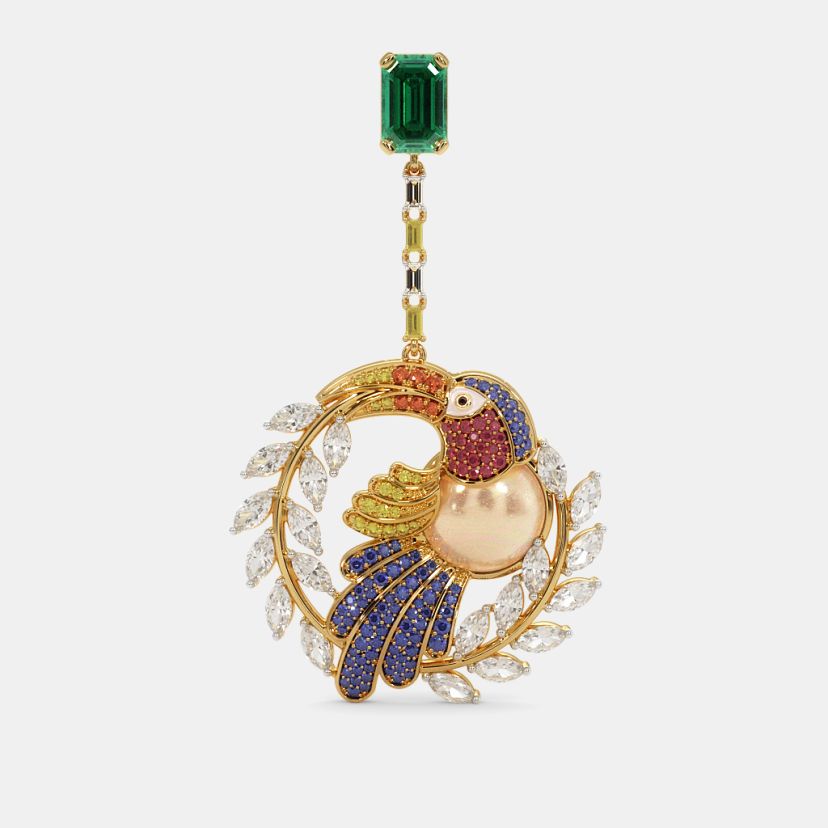The Toucan Drop Earrings - image 7
