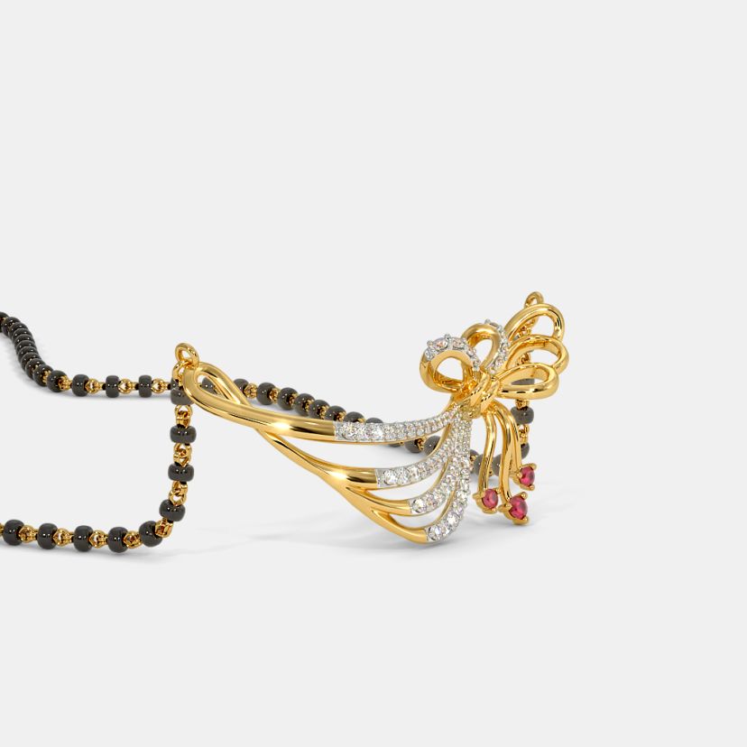 The Madhavni Mangalsutra Pendant - image 7