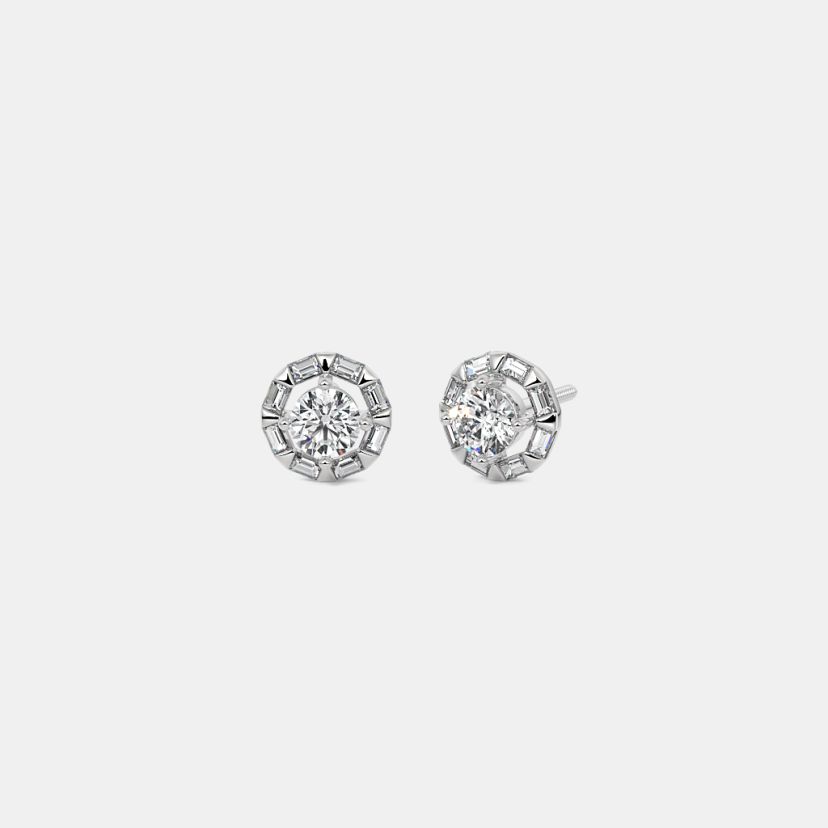 The Elevated Solitaire Stud Earrings - image 1