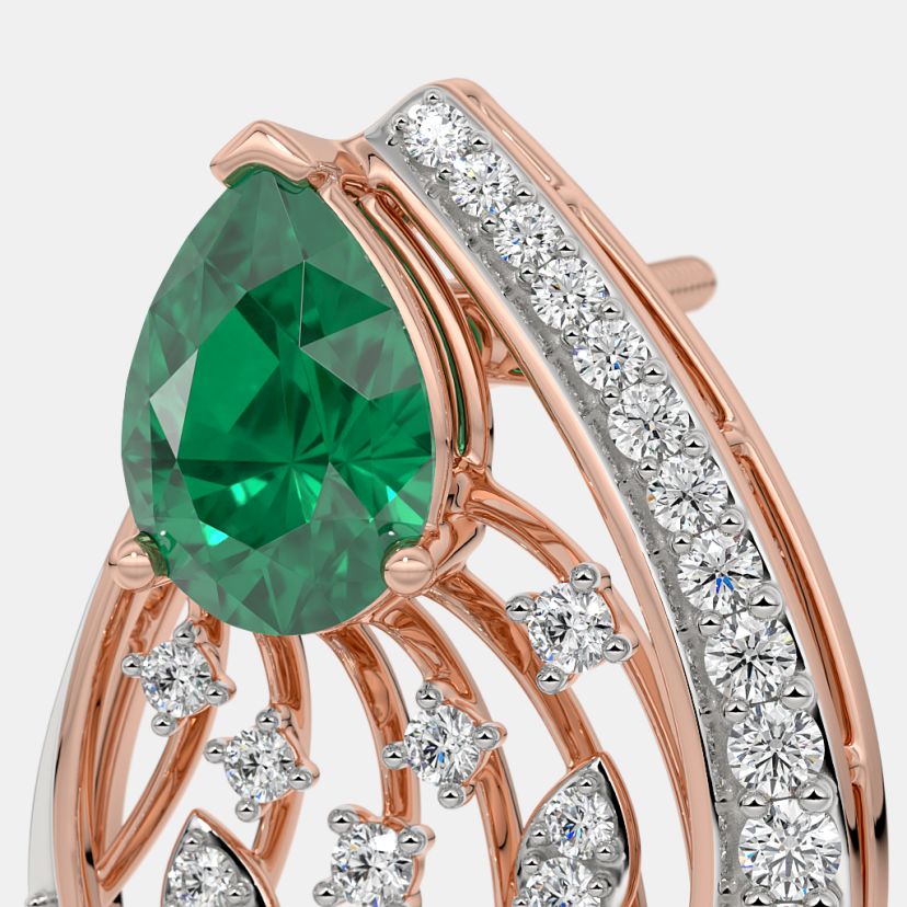 The Pavone Stud Earrings - image 5