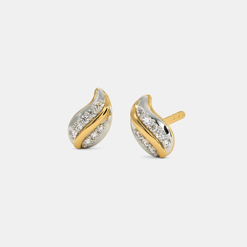The Stacie Multi Pierced Stud Earrings - image 1
