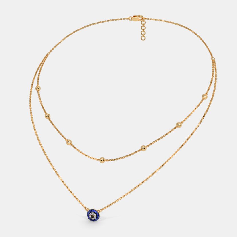The Ailia Evil Eye Layered Necklace - image 4