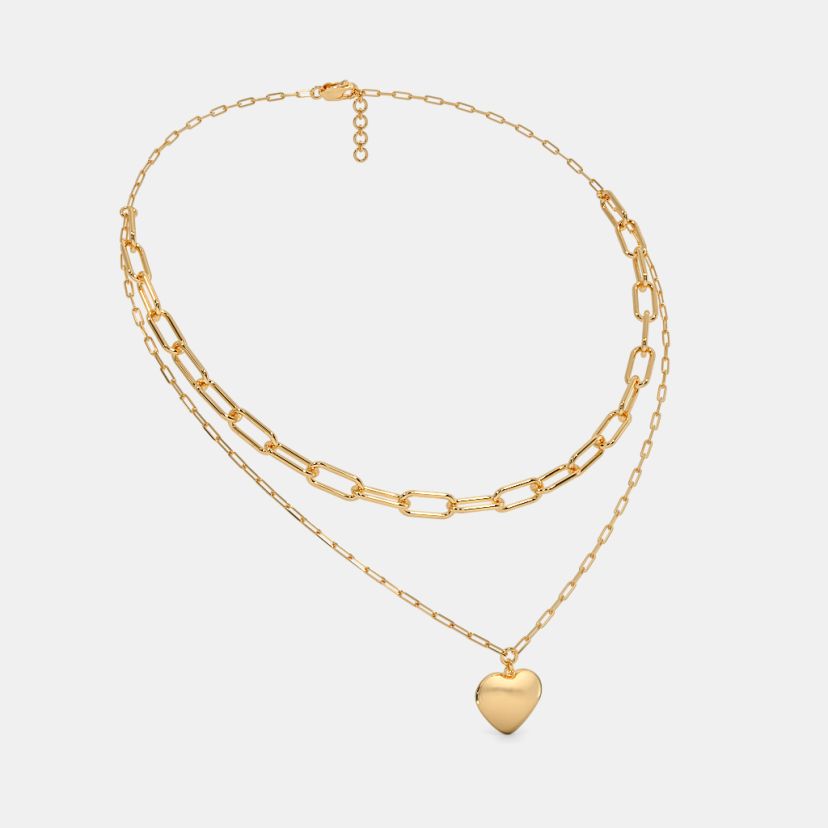 The Lennan Heart Layered Necklace - image 7